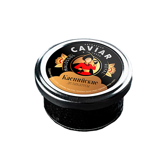 Икра чёрная осетровых рыб «Royal» забойная 50 гр.