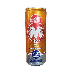 Напиток безалкогольный газированный «DARK BLUE Multivitamin» 250 мл.