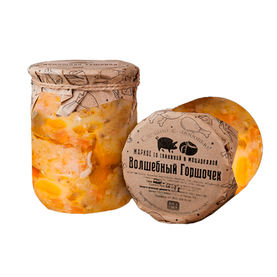 Жаркое со свининой и моцареллой 500 гр.