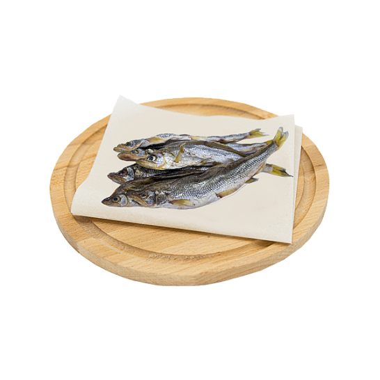 Корюшка вяленая непотрошеная с головой