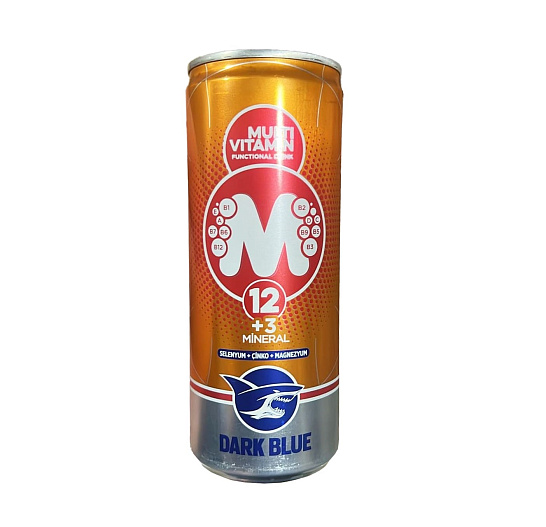 Напиток безалкогольный газированный «DARK BLUE Multivitamin» 250 мл.